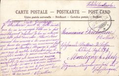 VINTAGE POSTCARD Fantaisie Woman Guarantees affection