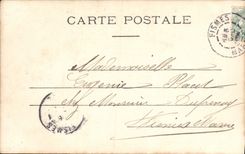 VINTAGE POSTCARD Fantasy Woman Evening reading with the hearth