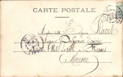 VINTAGE POSTCARD Fantasy Woman Midday the lunch with the garden