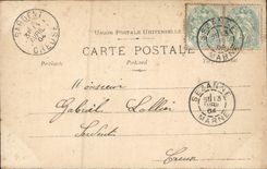 VINTAGE POSTCARD Fantaisie Woman Puff out Parisian MAud Amy