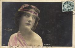 VINTAGE POSTCARD Fantasy Mieris Woman