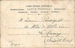 VINTAGE POSTCARD Fantasy Mieris Woman