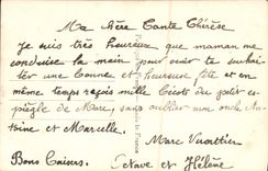 CPA Fantaisie Enfant Chien 