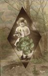 CPA Fantaisie Enfant Trefle 