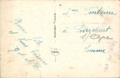 VINTAGE POSTCARD Fantaisie Flowers Lives co. Beard