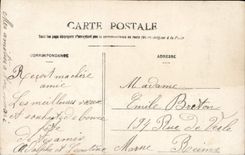 VINTAGE POSTCARD Fantasy Woman Sainte Leonie