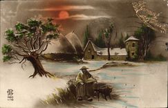 CPA Fantaisie Bonne annee