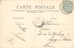 VINTAGE POSTCARD Fantasy fashionable Idylle Woman