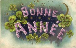 CPA Fantaisie Trefles Bonne annee