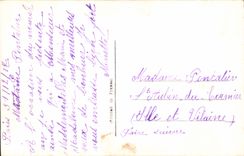 CPA Fantaisie Enfant Luge