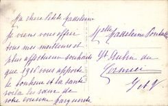 CPA Fantaisie Bonne annee