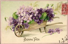 CPA Fantaisie Fleurs