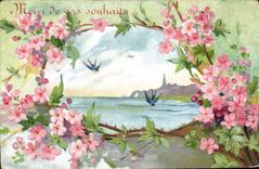 CPA Fantaisie Fleurs