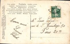 VINTAGE POSTCARD Fantasy Woman Beach