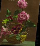 CPA Fantaisie Fleurs