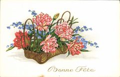 CPA Fantaisie Fleurs