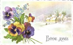 CPA Fantaisie Bonne annee