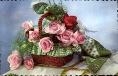 CPA Fantaisie Fleurs