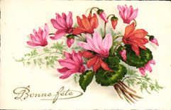 CPA Fantaisie Fleurs