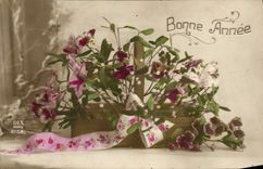 CPA Fantaisie Fleurs