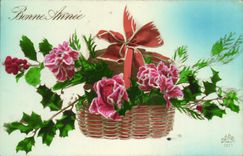 CPA Fantaisie Fleurs