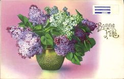 CPA Fantaisie Fleurs