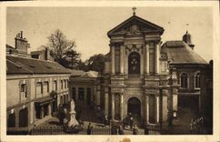 POSTAL Lisieux Carmel de la VENDIMIA la cámara acorazada y el cuarto de las reliquias