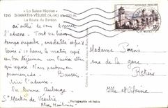 CPM St Martin Vesubie La Route du Boreon