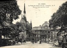 CPA Paris Le Palais de Justice et la Ste Chapelle