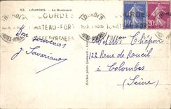 VINTAGE POSTCARD Heavy the Boulevard