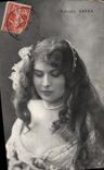 VINTAGE POSTCARD Woman Marcelle Yrven