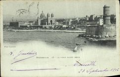 CPA Marseille Le fort St Jean 