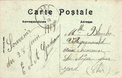 VINTAGE POSTCARD Versailles the Palate Gallery of the Ices