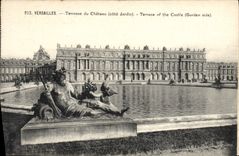 VINTAGE POSTCARD Versailles Terrace of the Castle
