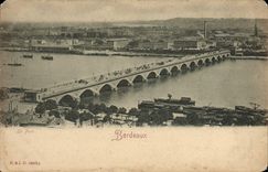 CPA Bordeaux Vue Generale 