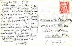 VINTAGE POSTCARD Vichy the Large Casino