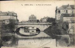 CPA Creil Le Pont de la Boucherie