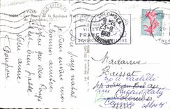 CPM Lyon Les Tours de la Basilique de Fourviere 