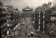 MODERN CARD Paris While Strolling Which occurred of the Opera