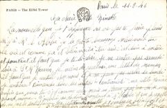 CPM Paris La Tour Eiffel 