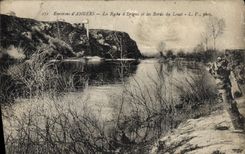 CPA Environs d'Angers La Roche d'Erigne et les Bords du Louct