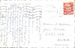 MODERN CARD the drill under the winter coat