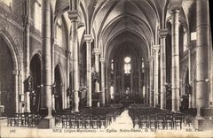 CPA Nice Eglise Notre Dame la Nef