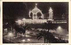 CPA Nice La Jetee Promenade Effet de nuit