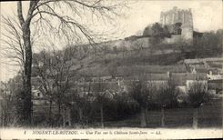 CPA Nogent Le Rotrou Une Vue Sur le Chateau Saint Jean