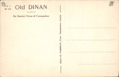 CPA Dinan Ancienne maison du commandeur 