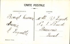 VINTAGE POSTCARD Heavy First Station Pilgrims Making the Way of the Cross