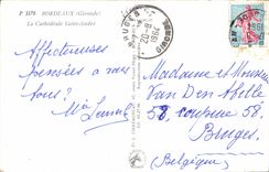 CPM Bordeaux La Cathedrale Saint Andre