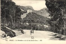 CPA Oran Le Belvedere et le Col de Santa Cruz 