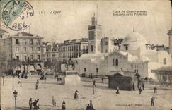 CPA Alger Place du Gouvernement Mosquee de la pecherie 